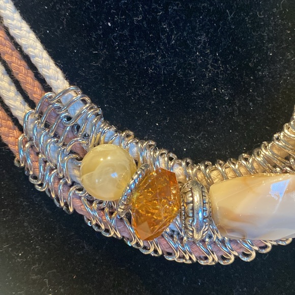 NWT Heavy Statement Necklace - Picture 2 of 3